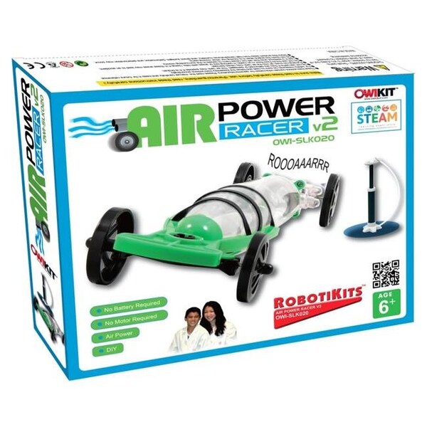 Owi OWI OWI-SLK020 Air Power Racer V2 Toy - Clear OWI-SLK020 - main
